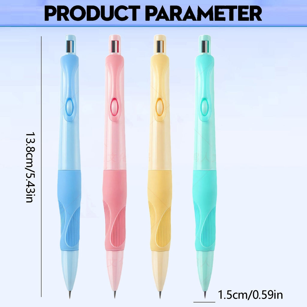 Markun Handwriting Thick Mechanical Pencils With Grip: 2.0MM HB Pencil B