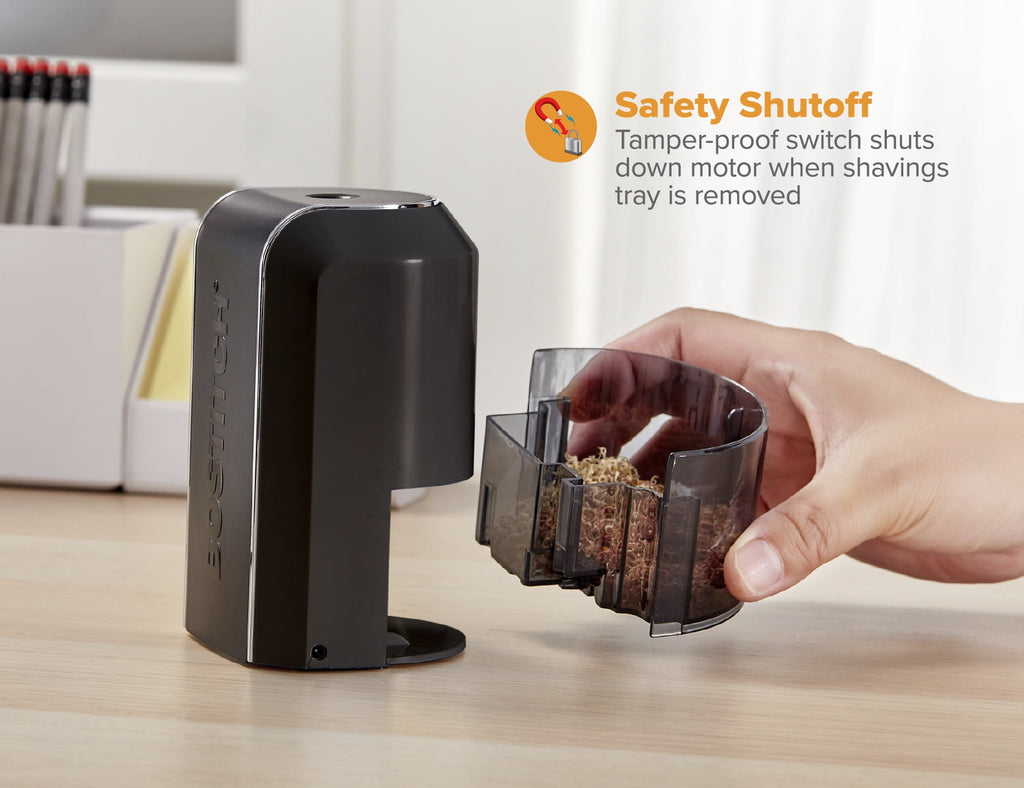 Bostitch Vertical Electric Pencil Sharpener, 1 Hole, Black, EPS5V-BLK