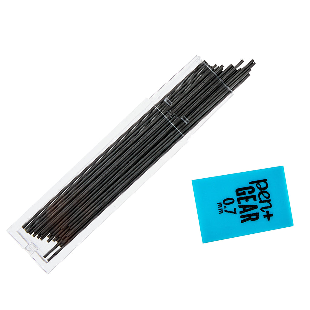 (3 pack) Pen+Gear No. 2 Mechanical Pencil Dark Lead Refills, Pencil Lead Grade, 0.7mm, 90 Count