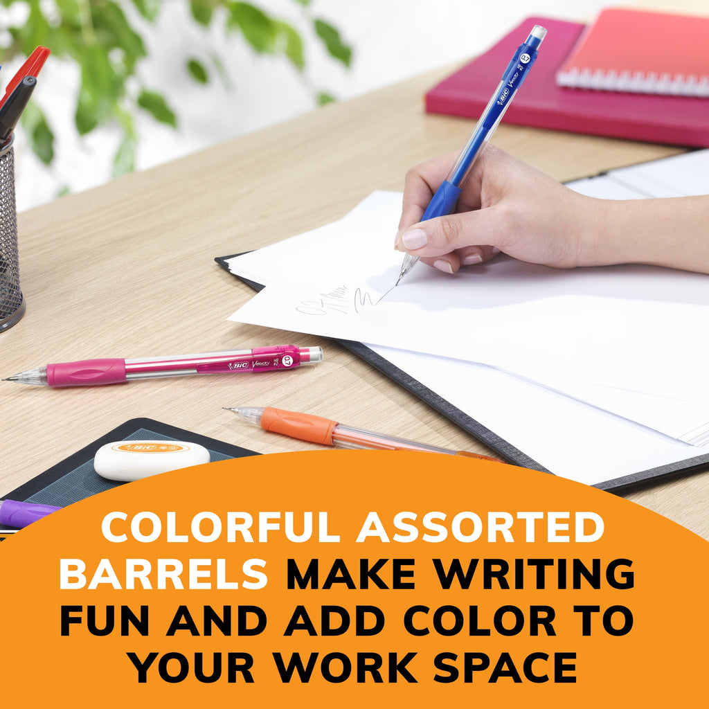 BIC Velocity Original + BIC Velocity Max Mechanical Pencil Combo Pack, 6 Count