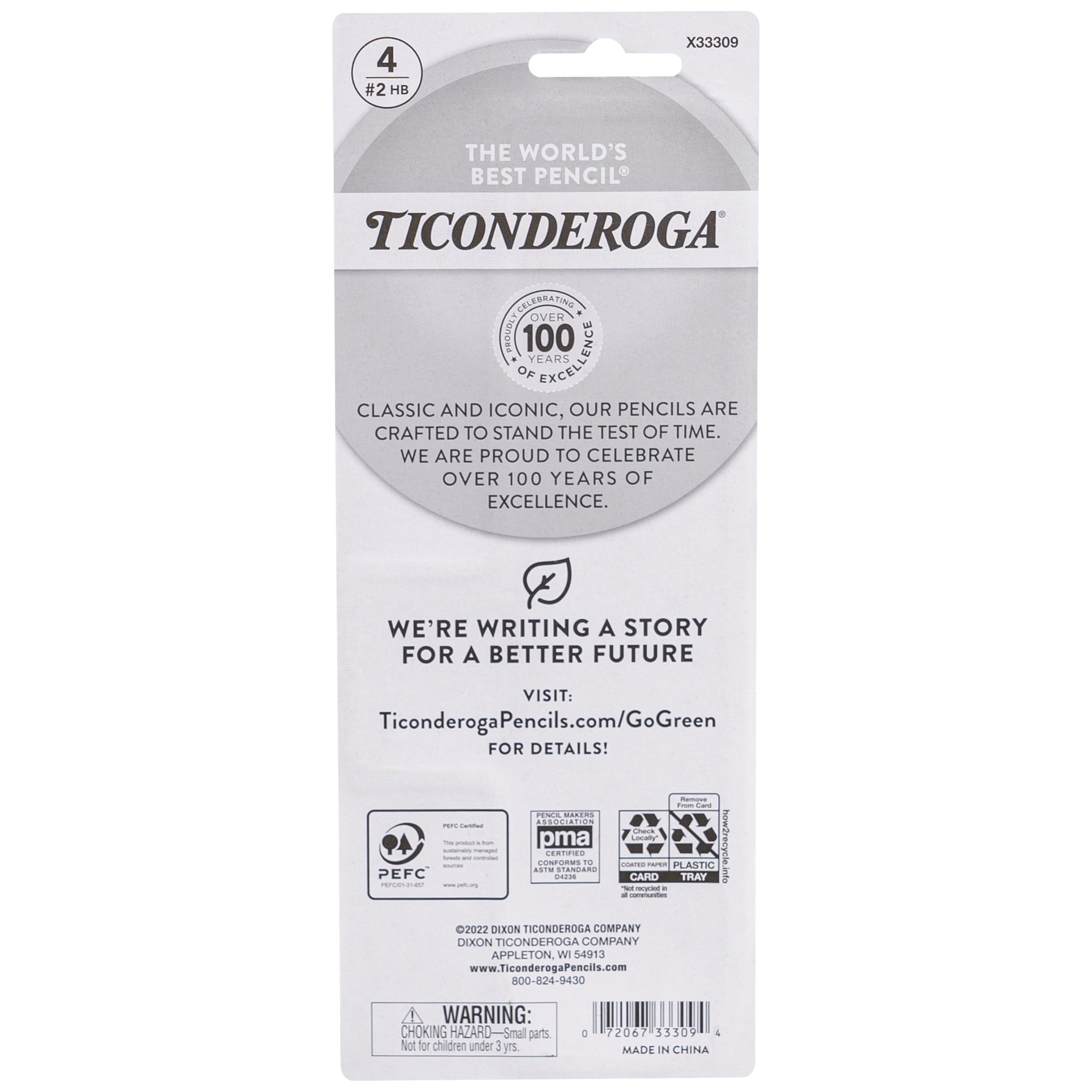 Ticonderoga My First Pencil Set, 5-Pieces, 0.35 Lead size