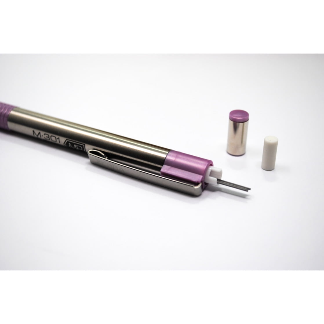 Zebra Z-Grip Plus Mechanical Pencil White Eraser Refills 4-Count, 0.7mm Size