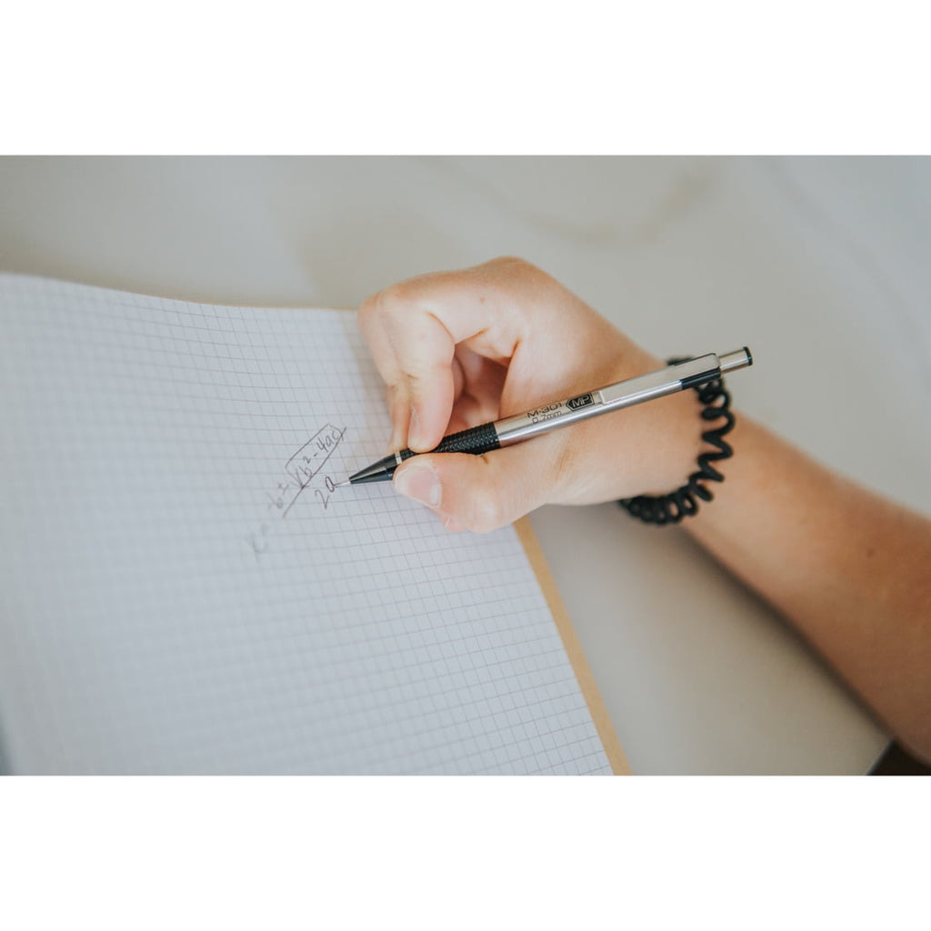 Zebra M-301 Mechanical Pencil, 0.7 mm, HB #2 Graphite, Black Grip, 2-Pack