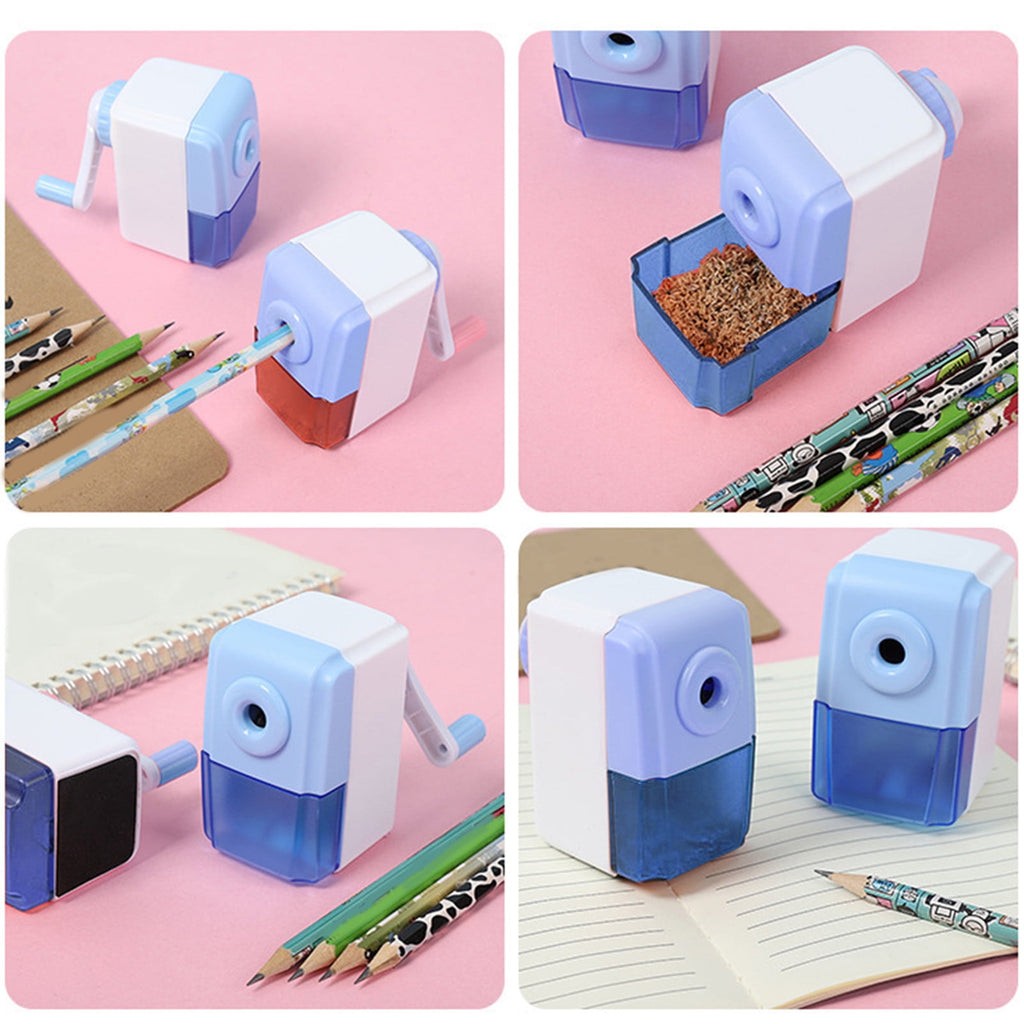 yulier Manual Pencil Sharpener for Pencils and Colored Pencils, Pencil Sharpener for Home and Office