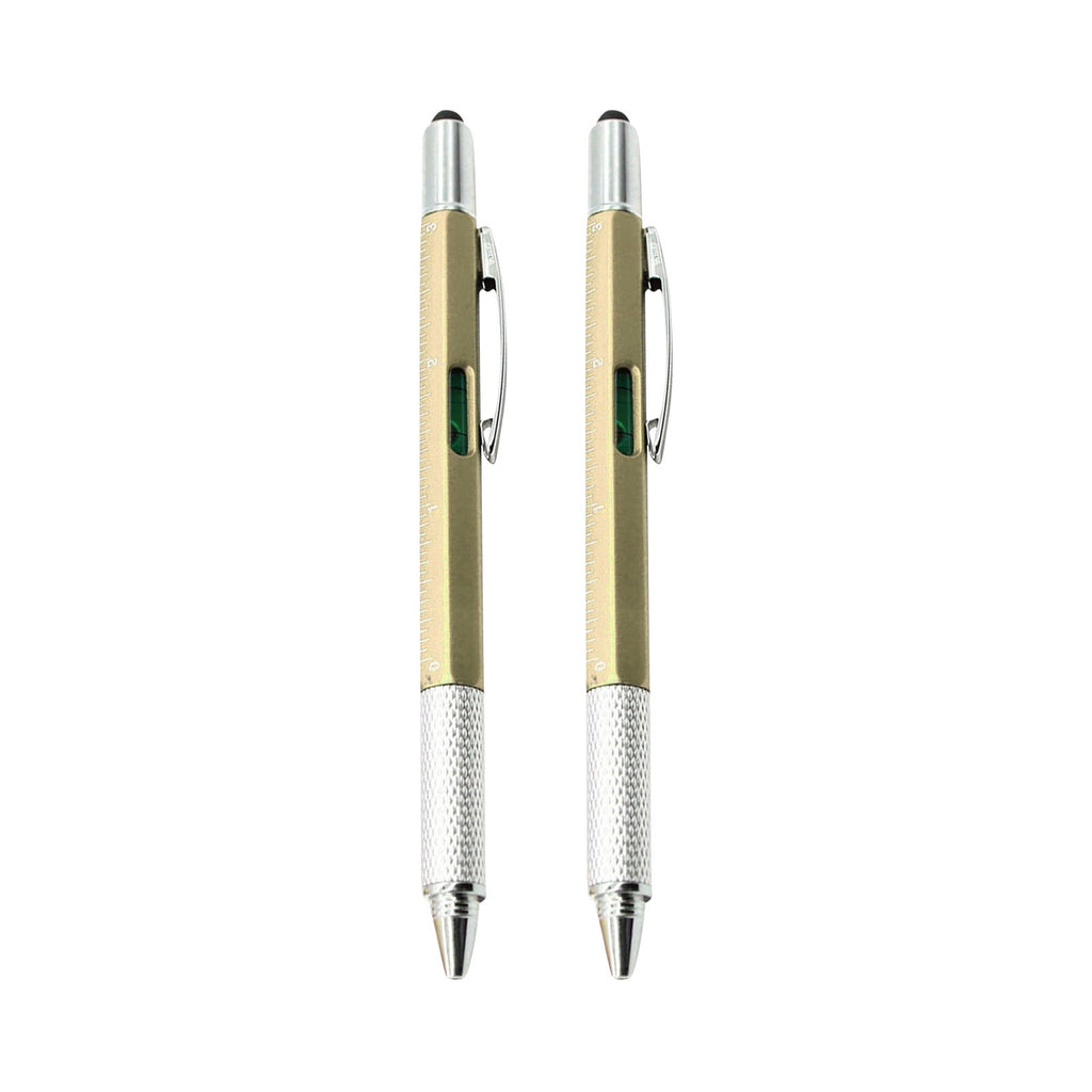 6 In 1 Multifunctional Screwdriver Tool Caliper Level Scale Ball Point Pen 10ml Office Supplies 50% off Clearance!
