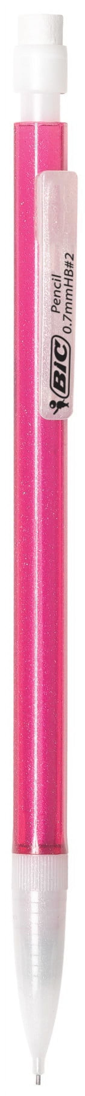 (2 pack) BIC Xtra Sparkle Mechanical Pencil, 0.7 mm, 24 Count