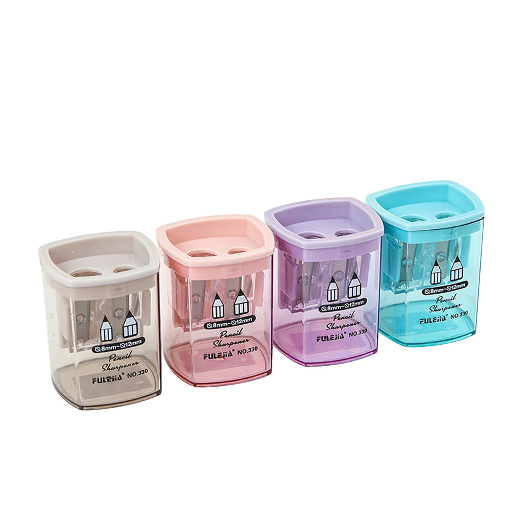 Clearance! Kbndieu Pencil Sharpener, Colored Pencil Sharpener Manual for Pencils and Crayon (2Pcs)