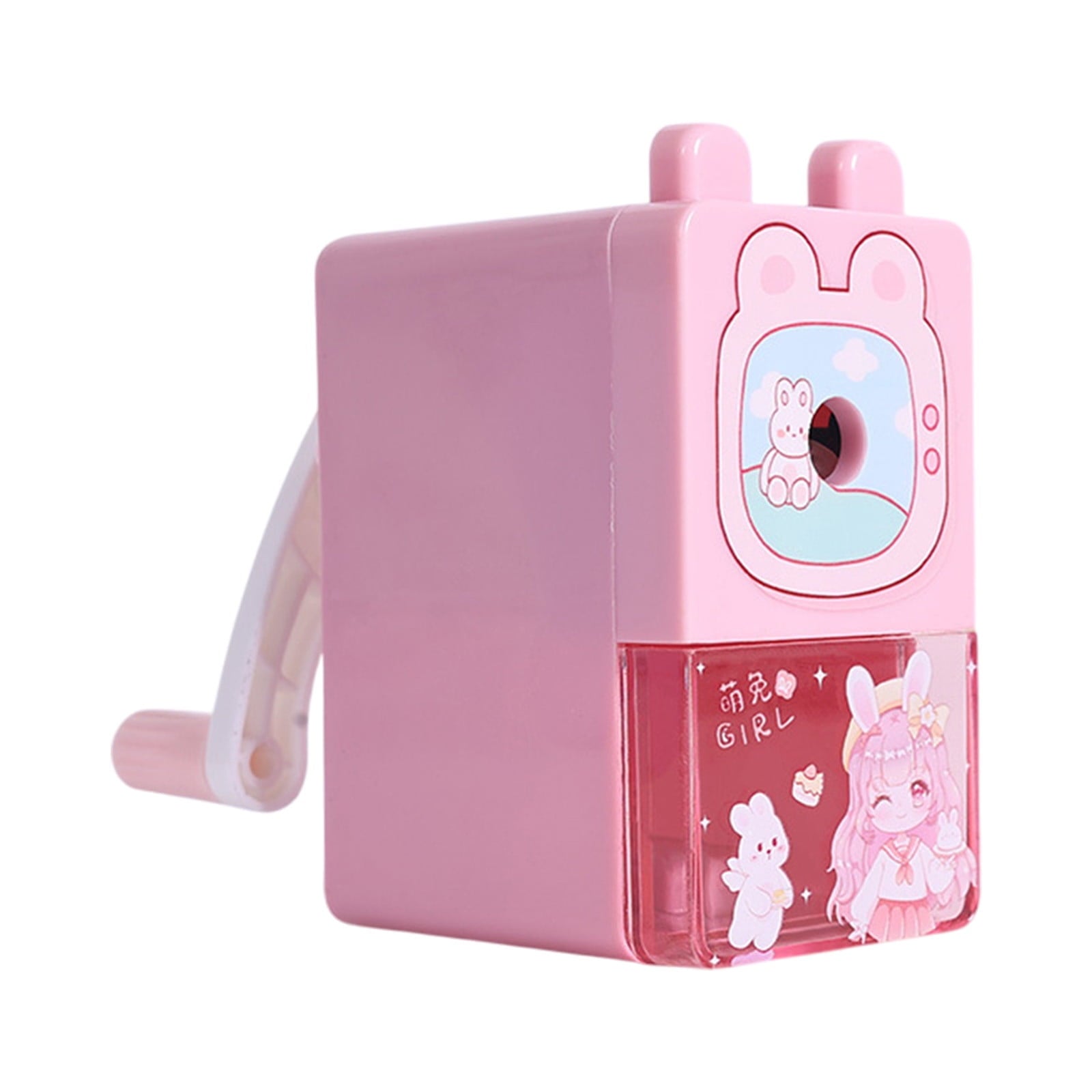 weibbin Cute Pencil Sharpener, Classroom, Home - Manual Sharpener for Colored Pencils, Supplies, Stationery Gifts