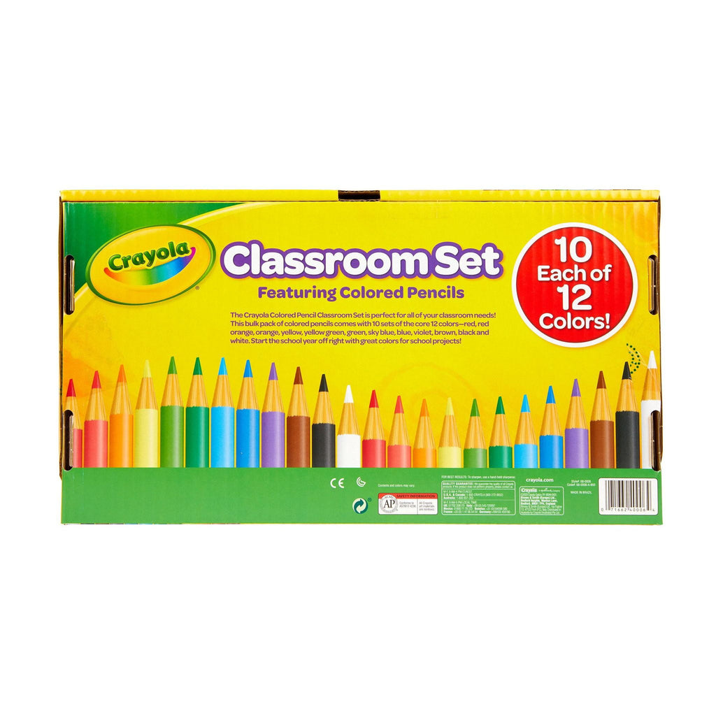 Crayola Classroom Set Colored Pencils, 120 Ct, Teacher Appreciation Week Gifts, Teacher Supplies, Beginner Child