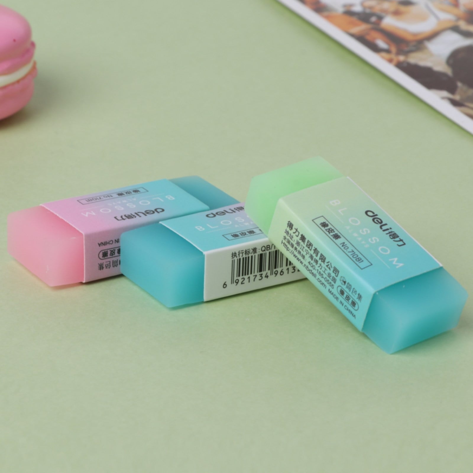 Eraser Yxwen Soft And kī-ds' Erasers: Flexible Cube Shaped Rubber Pencil Erasers In Cute Assorted Colors For Scho-ǒl And Art Activities Perfect For Little Hands