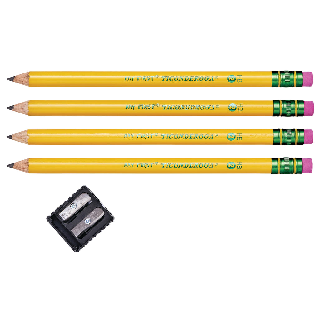 Ticonderoga My First Pencil Set, 5-Pieces, 0.35 Lead size