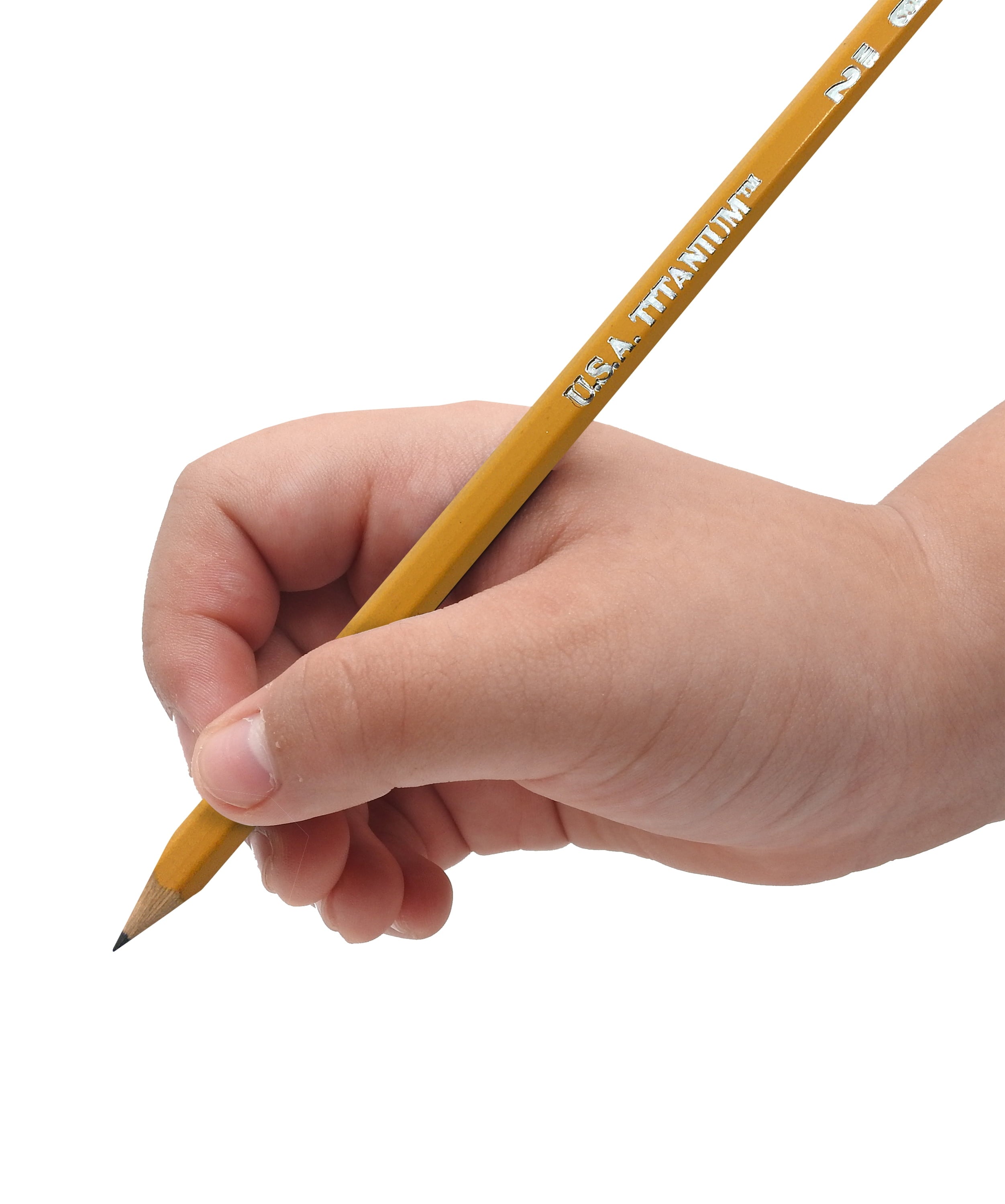 USA Titanium #2 HB Pencils – 24 Count, Pre-Sharpened, Latex-Free, PMA Certified