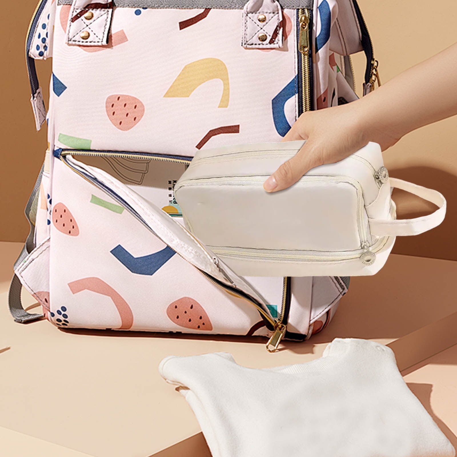 RXIRUCGD Multi-Compartment Pencil Pouch Large Capacity Stationery Case, Durable Oxford Cloth Pencil Case, Portable Organizer For Travel Office And University Organizer Supplies