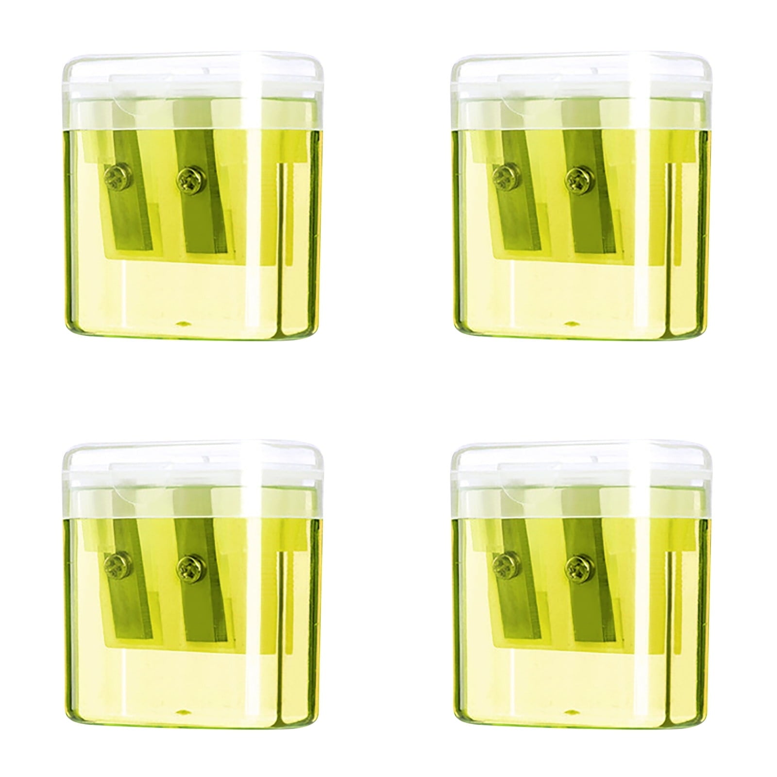 Chmadoxn Pencil Sharpeners Bulk Manual Pencil Sharpener with Lid Double Holes Handheld Pencil Sharpener for , Office and Home Supplies on Clearance