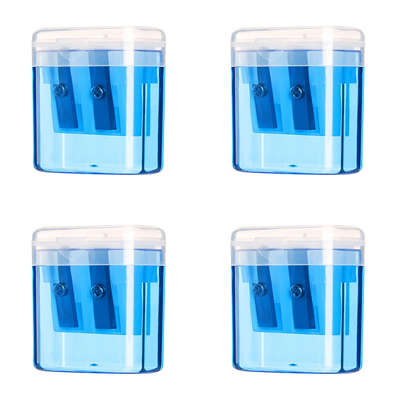 Chmadoxn Pencil Sharpeners Bulk Manual Pencil Sharpener with Lid Double Holes Handheld Pencil Sharpener for , Office and Home Supplies on Clearance