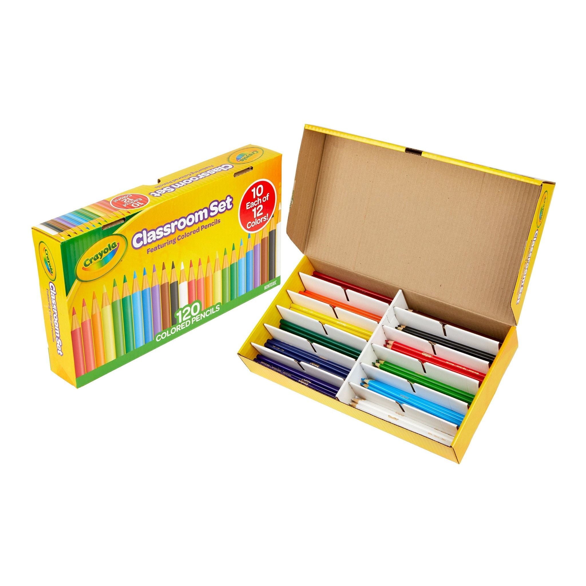 Crayola Classroom Set Colored Pencils, 120 Ct, Teacher Appreciation Week Gifts, Teacher Supplies, Beginner Child