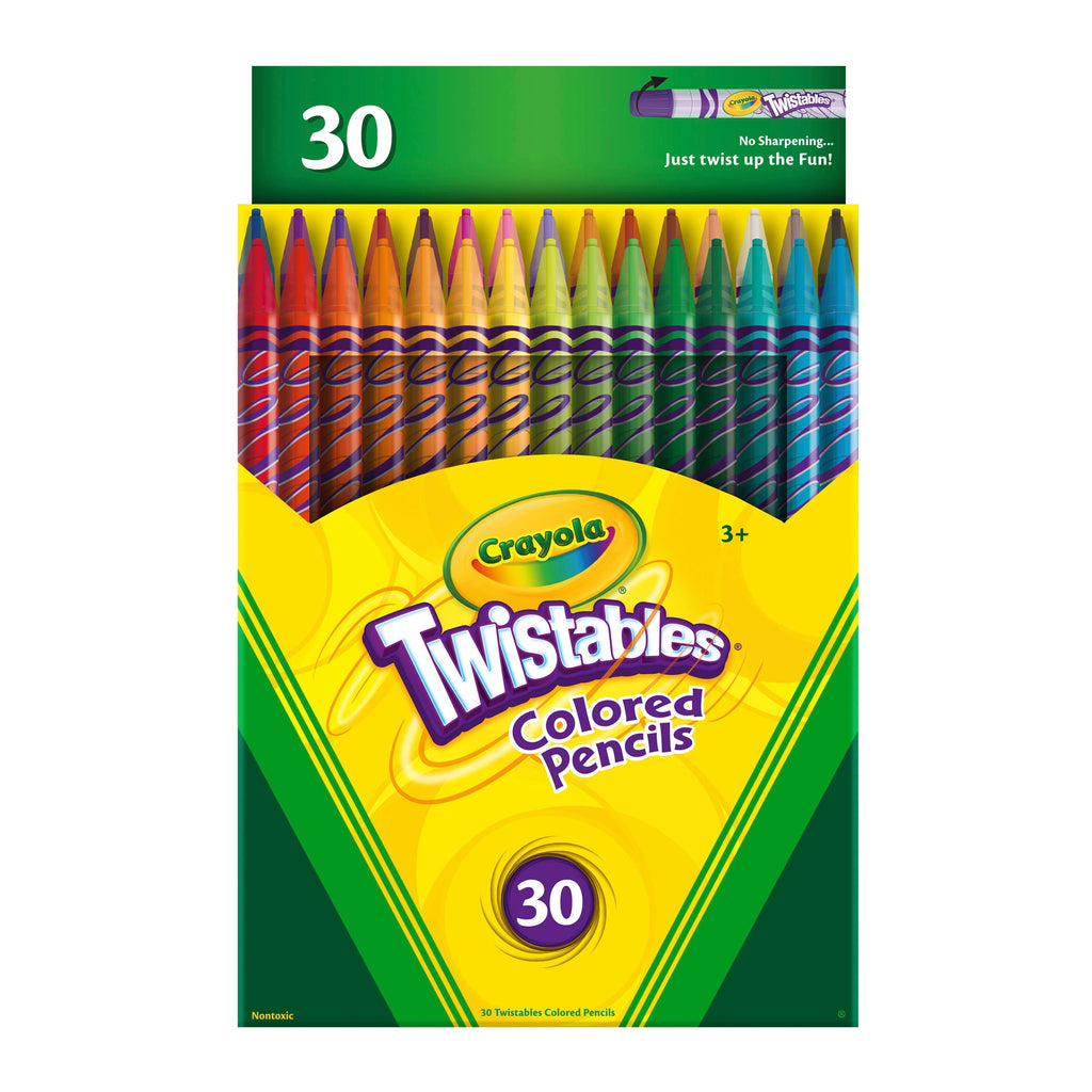 Crayola Twistable Colored Pencils, 30 Ct, School Supplies, Classroom Must Haves, Gifts for Teachers and Kids