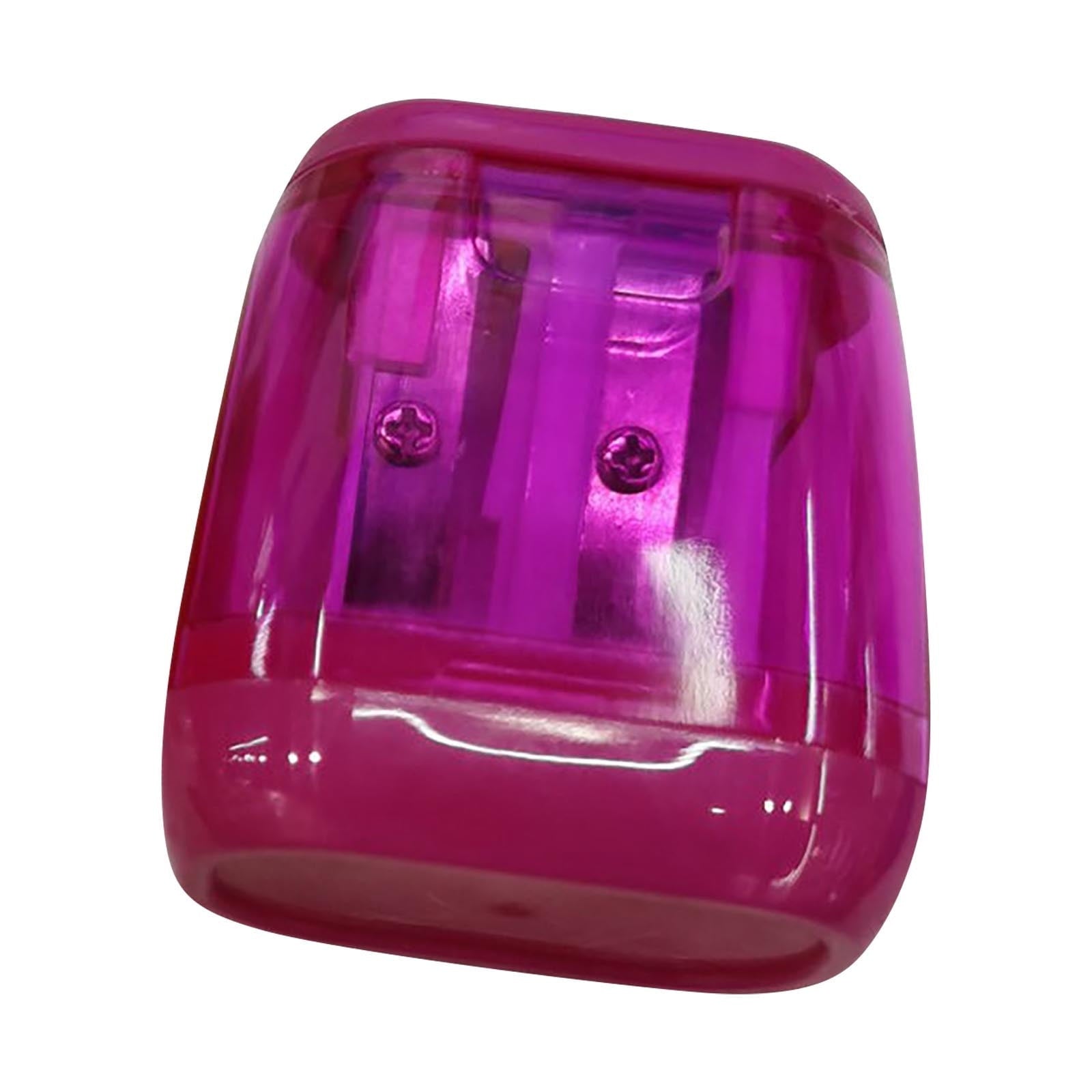 Guozer Pencil Sharpener for Classroom 1PCS Mini Pencil Sharpener Pencil Sharpener Double Hole Pencil Sharpener With Cover