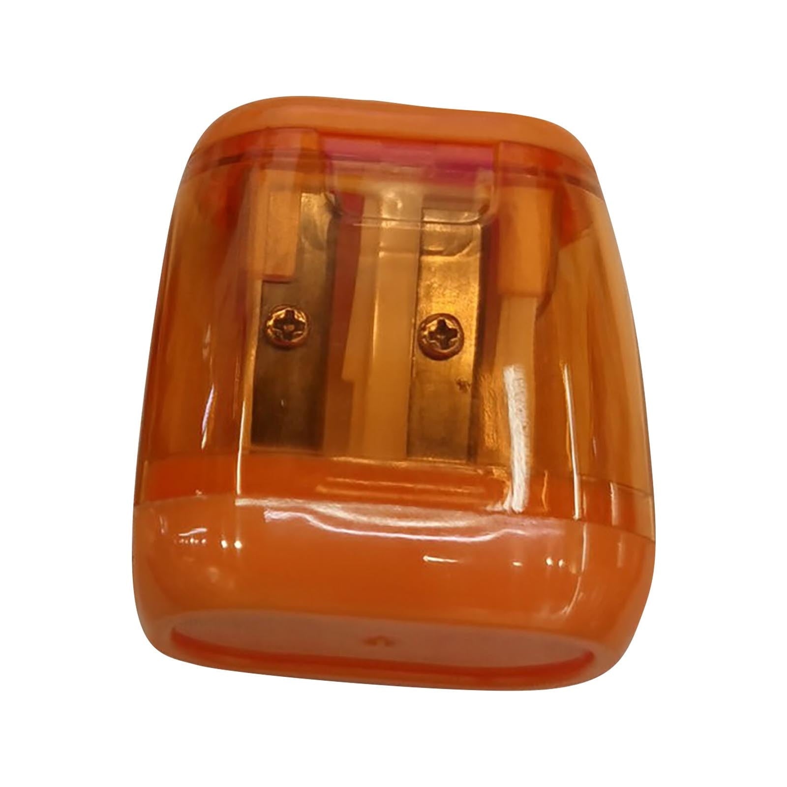 Guozer Pencil Sharpener for Classroom 1PCS Mini Pencil Sharpener Pencil Sharpener Double Hole Pencil Sharpener With Cover