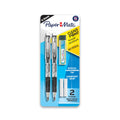 Paper Mate Clearpoint Mechanical Pencils, HB #2 Lead (0.5mm), with Lead Refills and 2 Erasers