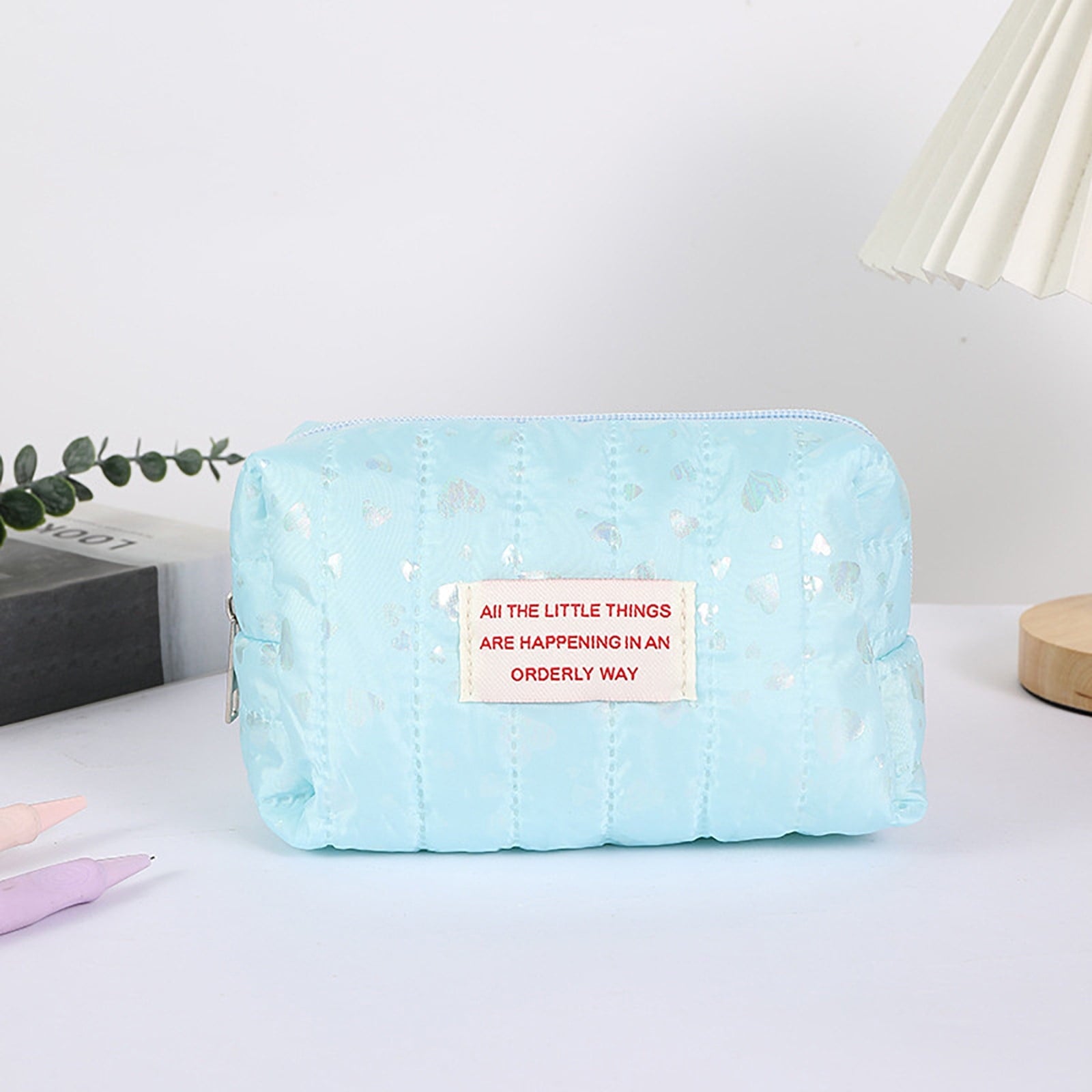 RXIRUCGD Multi-Compartment Pencil Pouch Large Capacity Stationery Case, Durable Oxford Cloth Pencil Case, Portable Organizer For Travel Office And University Organizer Supplies