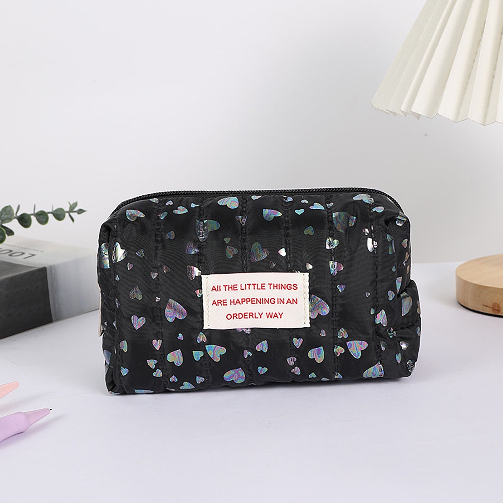 RXIRUCGD Multi-Compartment Pencil Pouch Large Capacity Stationery Case, Durable Oxford Cloth Pencil Case, Portable Organizer For Travel Office And University Organizer Supplies