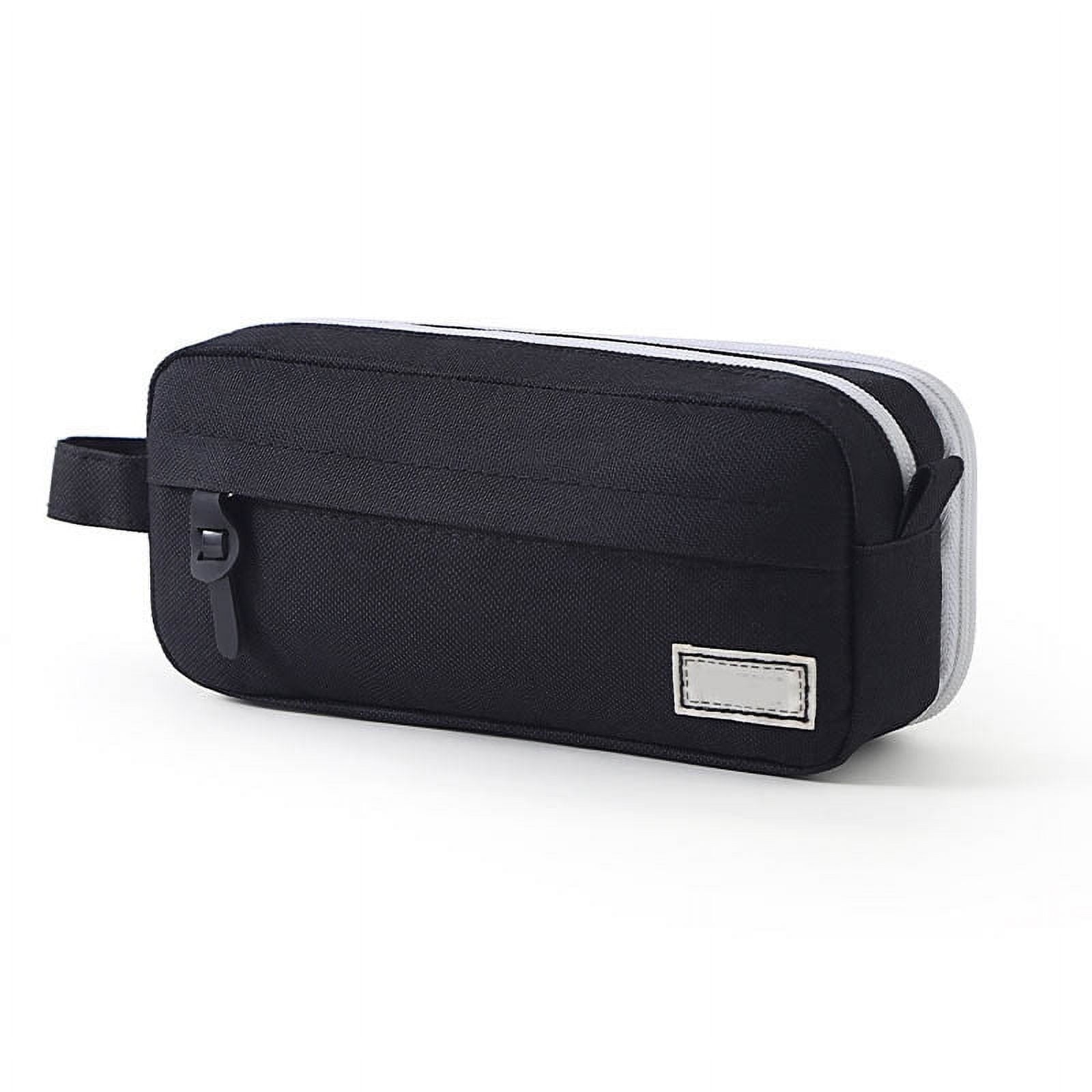 RXIRUCGD Multi-Compartment Pencil Pouch Large Capacity Stationery Case, Durable Oxford Cloth Pencil Case, Portable Organizer For Travel Office And University Organizer Supplies