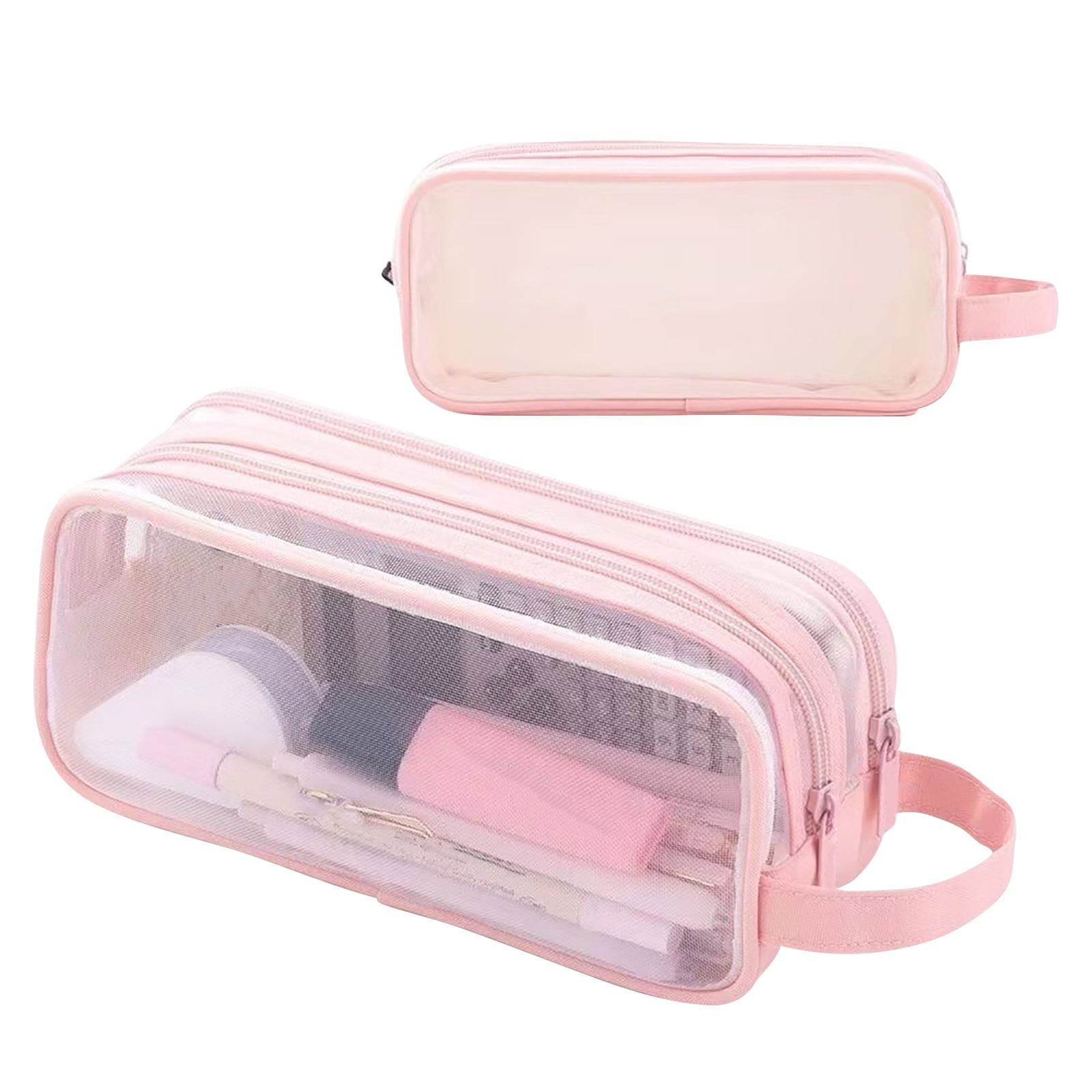 RXIRUCGD Multi-Compartment Pencil Pouch Large Capacity Stationery Case, Durable Oxford Cloth Pencil Case, Portable Organizer For Travel Office And University Organizer Supplies