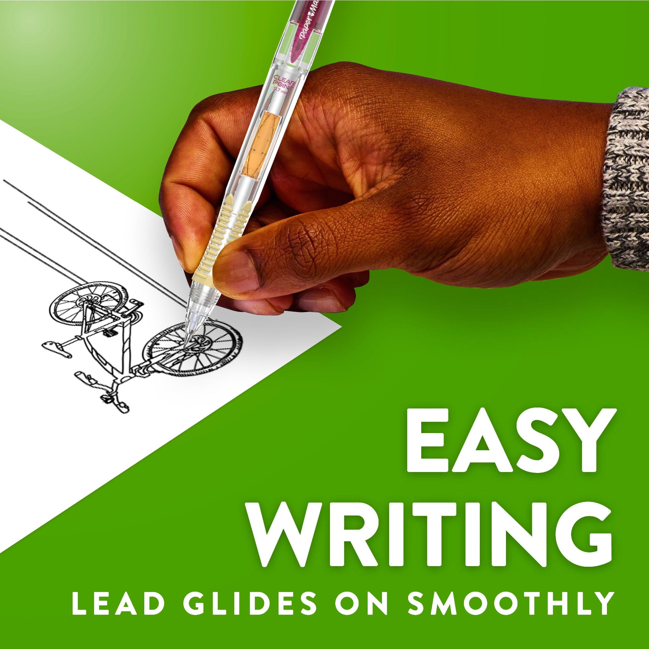 Paper Mate Clearpoint Mechanical Pencil, Color Block Special Edition, HB #2 Lead (0.7mm), 4 Count