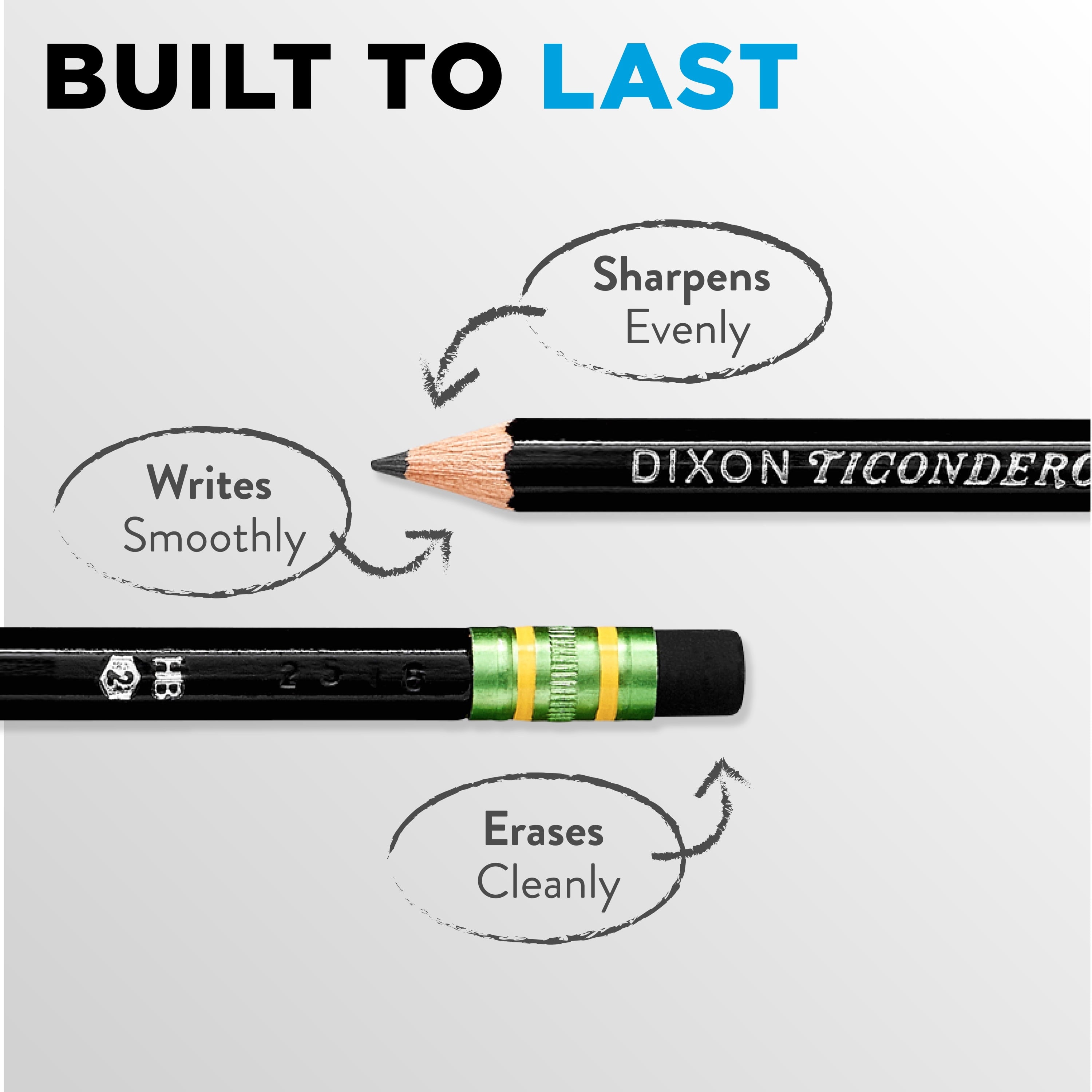 TICONDEROGA #2 PENCIL 12 count Black