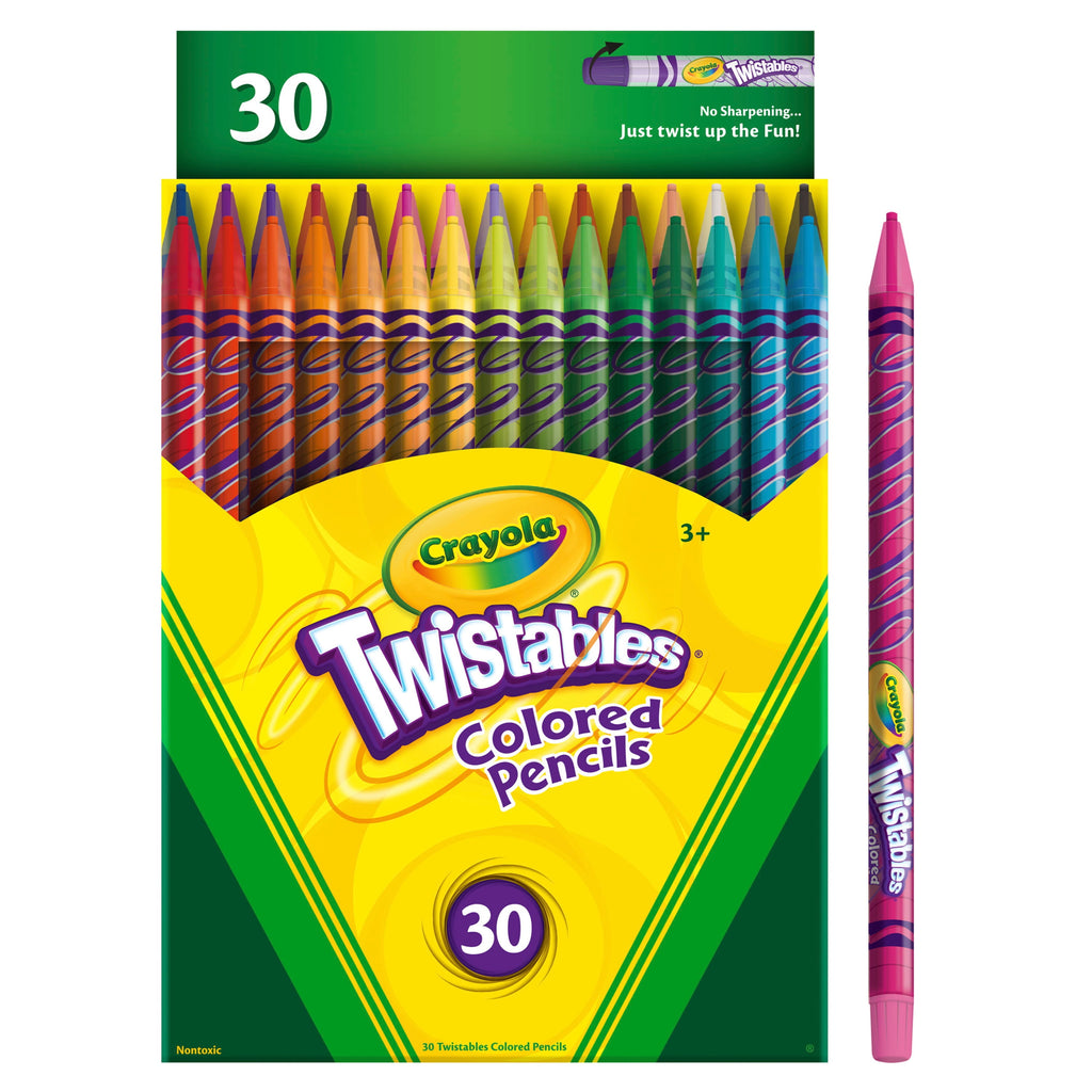 Crayola Twistable Colored Pencils, 30 Ct, School Supplies, Classroom Must Haves, Gifts for Teachers and Kids