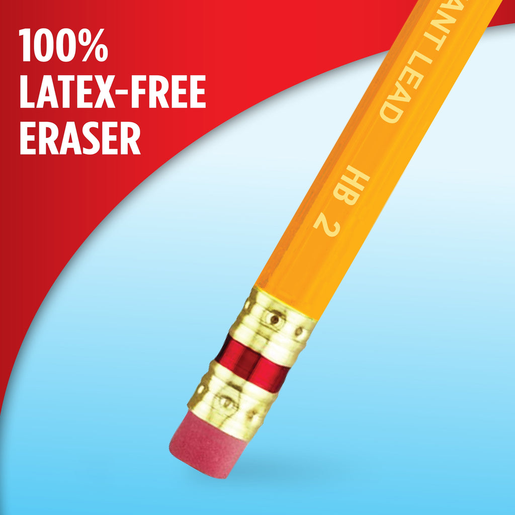 Paper Mate EverStrong #2 Pencils, Reinforced, Break-Resistant Lead When Writing, 72-Count