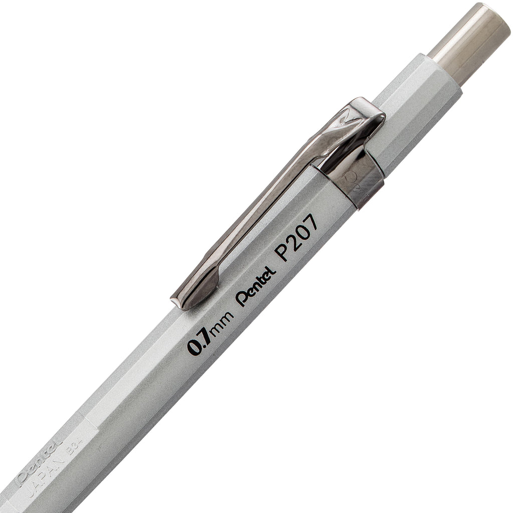 Pentel Sharp Metallic Mechanical Pencil, .5mm with Lead and Erasers