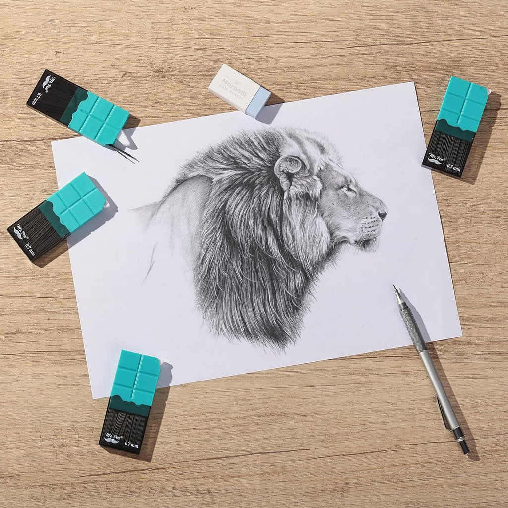 Mr. Pen- 0.7 Millimeter Lead Refills for Mechanical Pencils, 2B, 4 Pack, 480 PCS, 0.7 Lead Refills