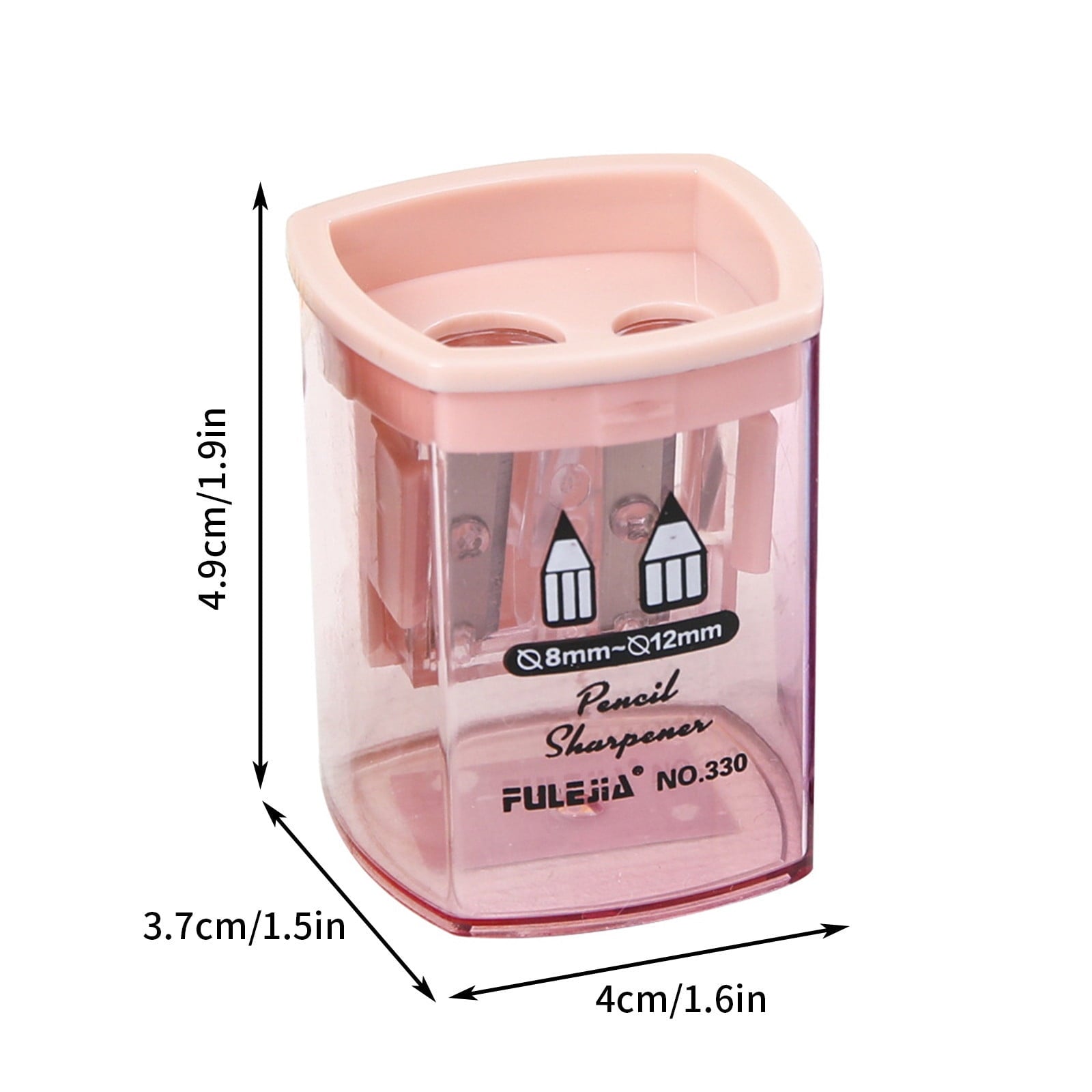 Clearance! Kbndieu Pencil Sharpener, Colored Pencil Sharpener Manual for Pencils and Crayon (2Pcs)