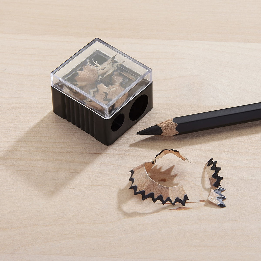 KINGART 2 Hole Plastic Pencil Sharpener