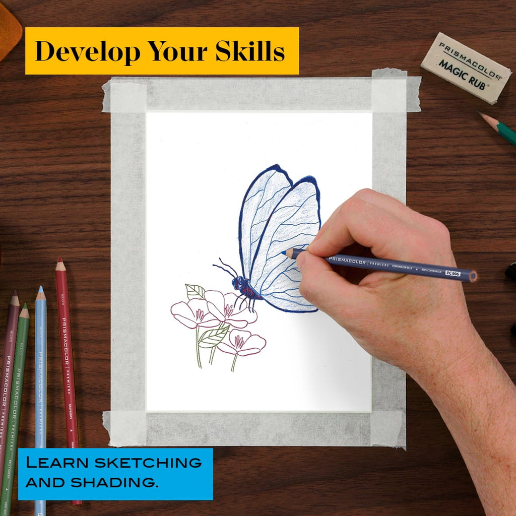 Prismacolor Technique Animal Drawing (12 Pieces)