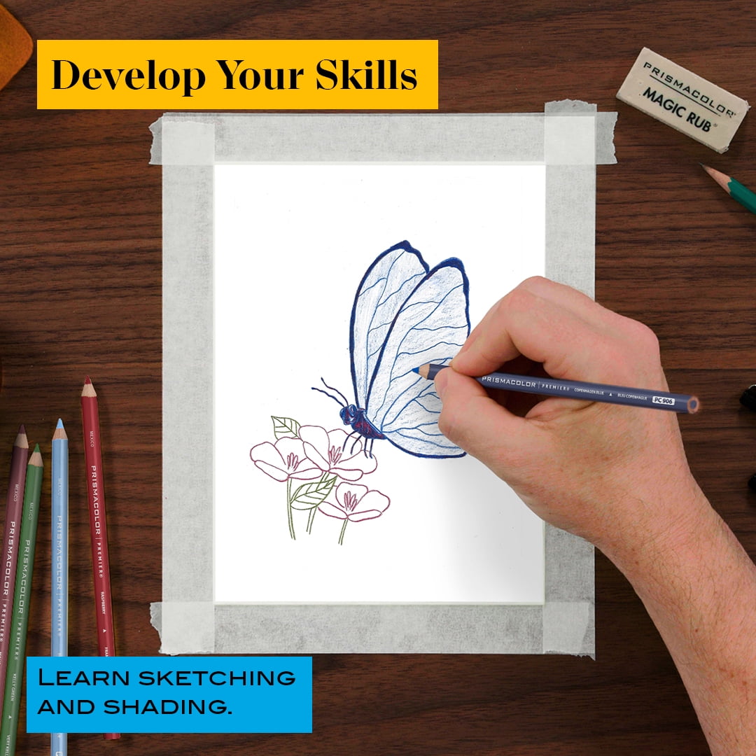 Prismacolor Technique Animal Drawing (12 Pieces)